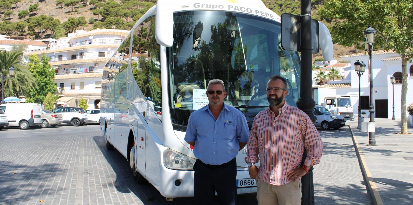 Durante agosto operará un segundo bus lanzadera en Mijas Pueblo en horario de tarde Mijas Durante agosto operará un segundo bus lanzadera en Mijas Pueblo en horario de tarde Mijas